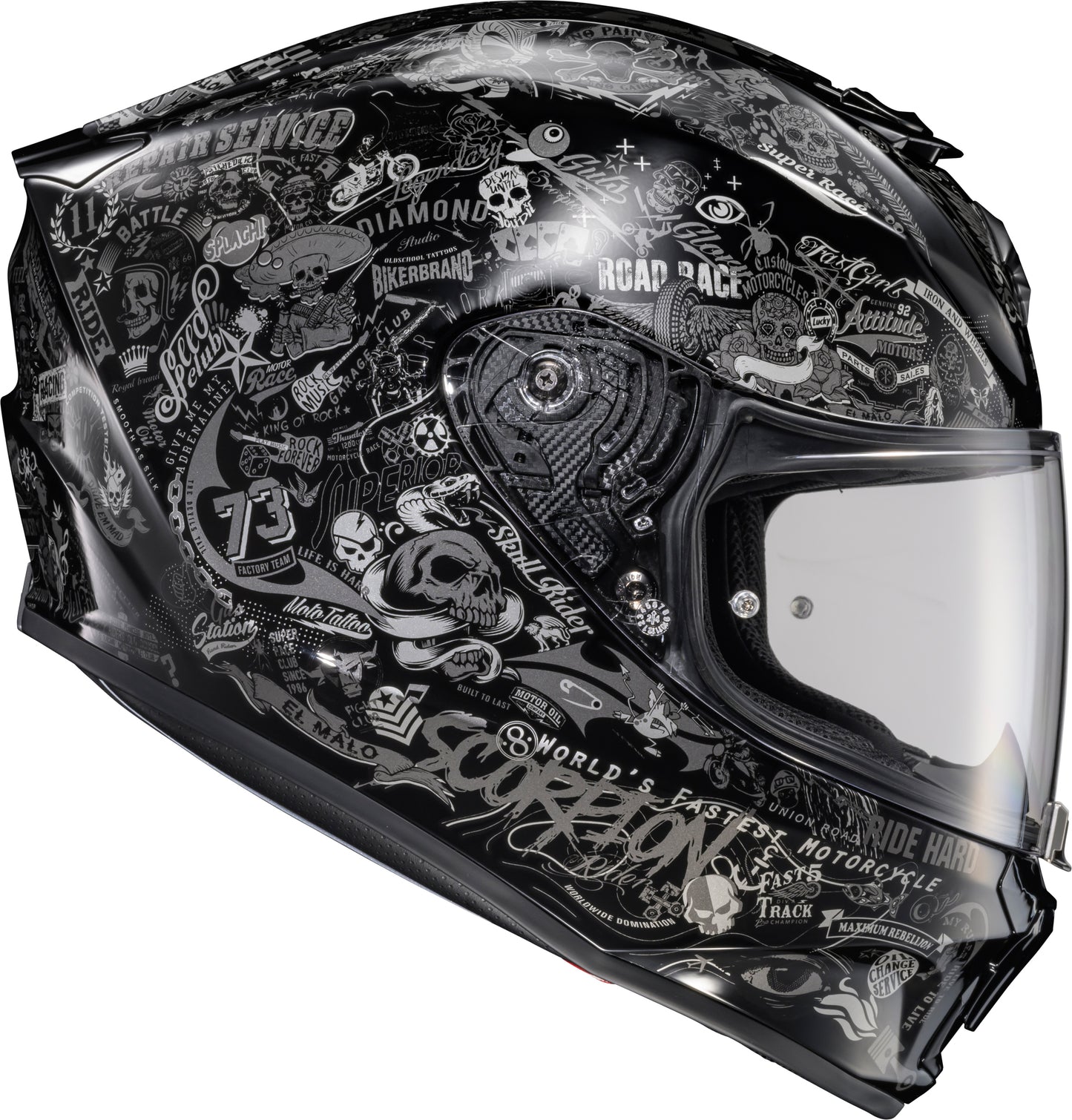 Exo R330 Full Face Helmet Shake 2 Black Sm