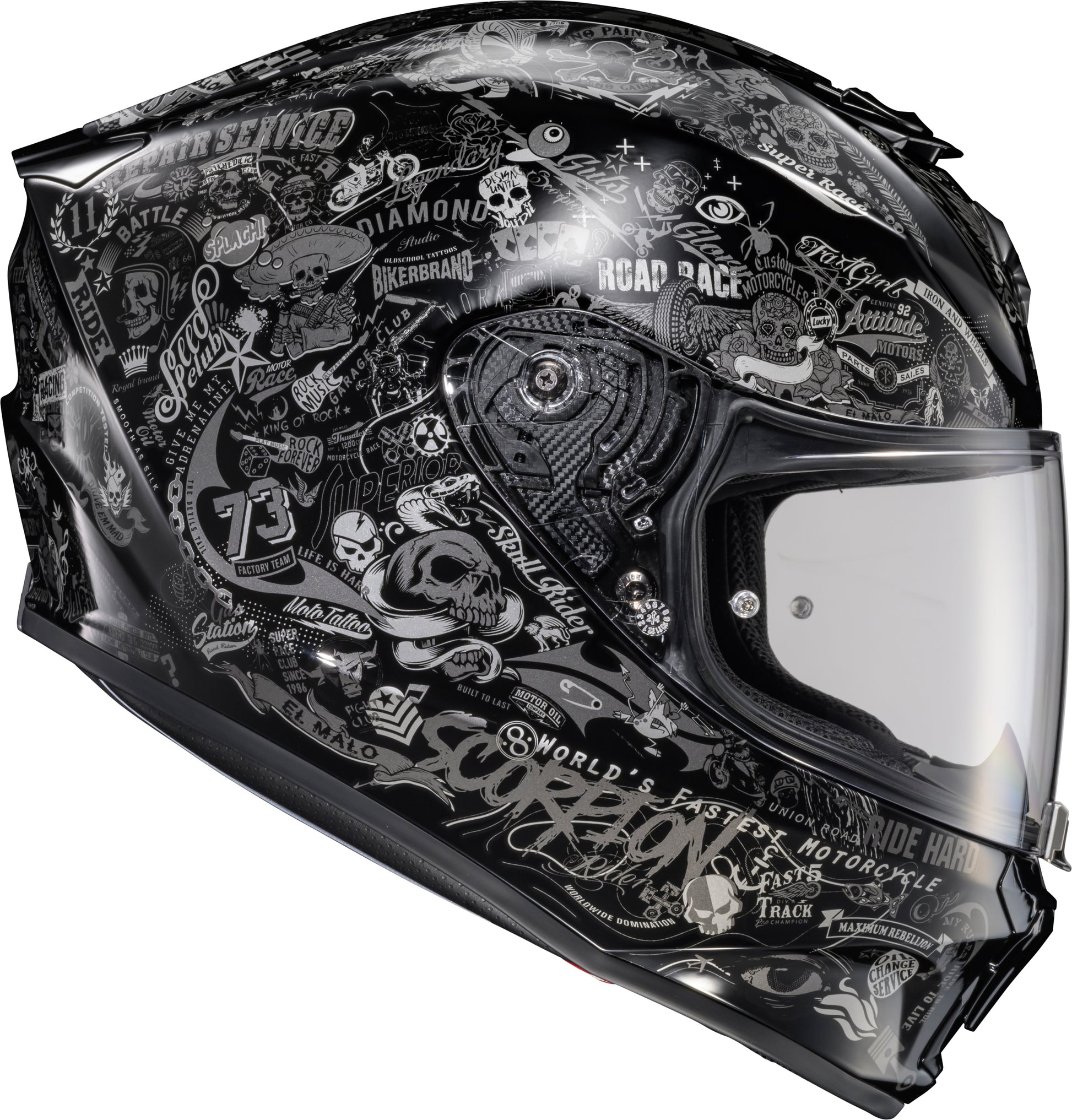 Exo R330 Full Face Helmet Shake 2 Black Md