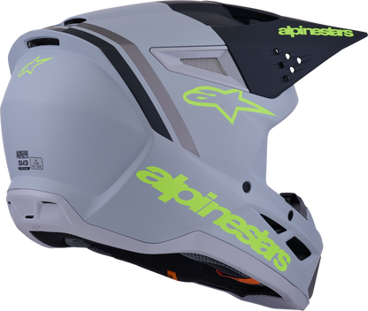 Sm3 Radium Helmet Gry/Blk/Ylw Fluo Matt Xl