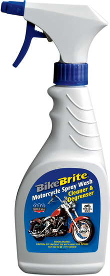 BIKE BRITE Spray Wash - 16.9 US fl oz. - Travel Size - Spray Bottle MC44TR