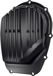ROUGH CRAFTS Cam Cover - Black - Grooved RC-610-002