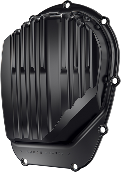 ROUGH CRAFTS Cam Cover - Black - Grooved RC-610-002