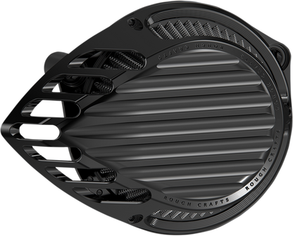 ROUGH CRAFTS Finned Air Cleaner - Black RC-600-001