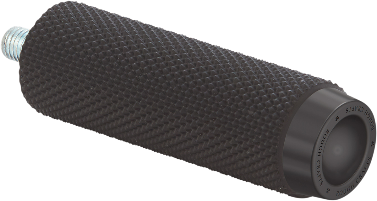 ROUGH CRAFTS Shift/Brake Peg - Black - Knurled RC-400-002