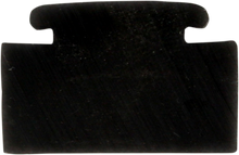 GARLAND Black Replacement Slide - UHMW - Profile 11 - Length 40.00" - Rupp 11-4000-0-01-01