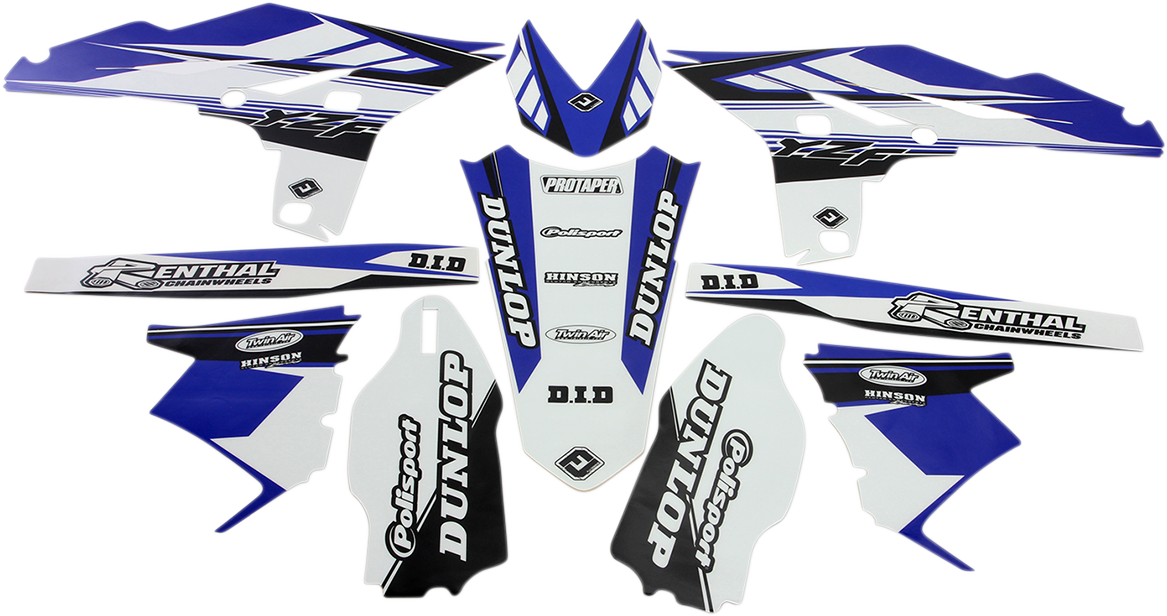 FLU DESIGNS INC. PTS 6 Graphic Kit - KX 450F 21137