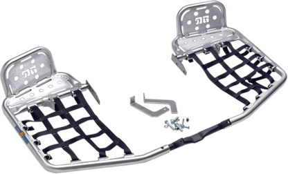DG PERFORMANCE Heel Guard Nerf Bar- With Black Webbing - Suzuki/Kawasaki 607-6130