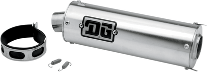 DG PERFORMANCE Universal Slip-On Exhaust - Round 02-9000