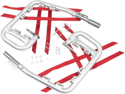 DG PERFORMANCE Nerf Bars - TRX90 - Natural/Red 60-2100