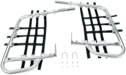 DG PERFORMANCE Nerf Bars - TRX400EX - Natural/Black 60-2205