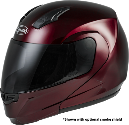 Md 04 Modular Helmet Wine Red 2x