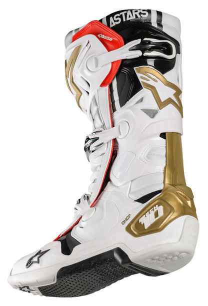 Tech 10 Squad 20 Le 2020 Boots White/Silver/Gold Sz 08