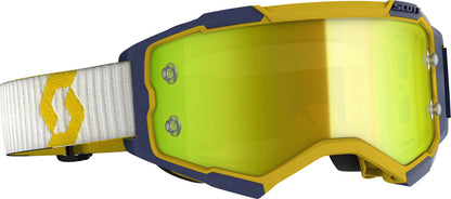 Fury Goggle Yellow/Blue Yellow Chrome Works