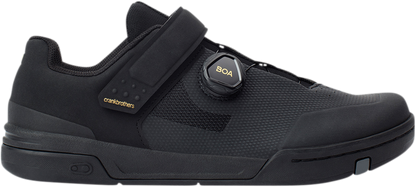 CRANKBROTHERS Stamp BOA® Flat Shoes - Black/Gold - US 8.5 STB01080A-8.5