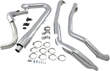 COBRA True Dual Headpipes - Chrome - Dresser 6257