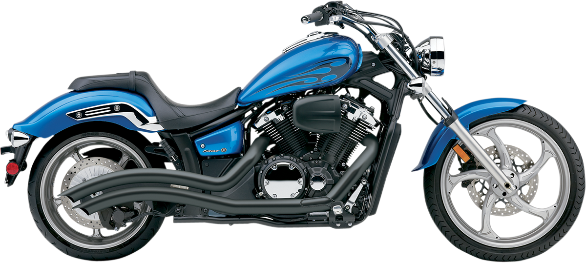 COBRA Speedster Swept Exhaust - Black - Stryker 1300 2230B