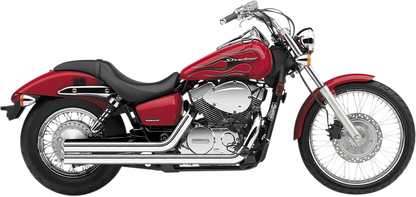 COBRA Streetrod Straight Cut Exhaust System - Chrome 1711T