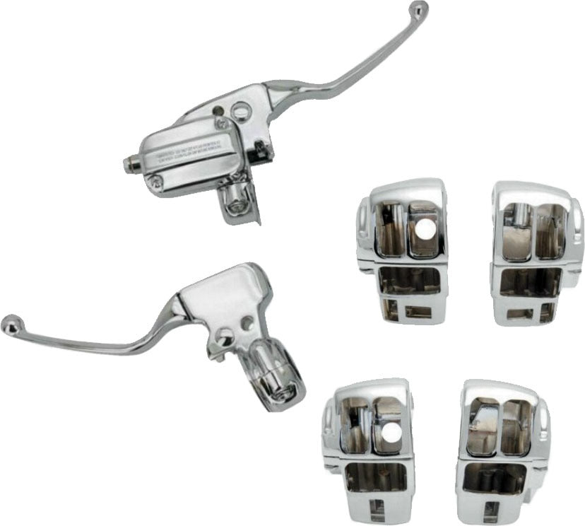 Handlebar Control Kit Chr Cable Clutch `08 16 Flh