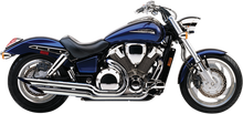 COBRA Angled Slashcut Exhaust - Chrome - VTX1800C/F 1675SC