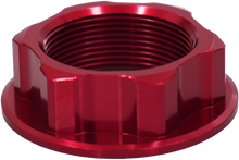 Steering Stem Nut Red Hon/Yam/Suz