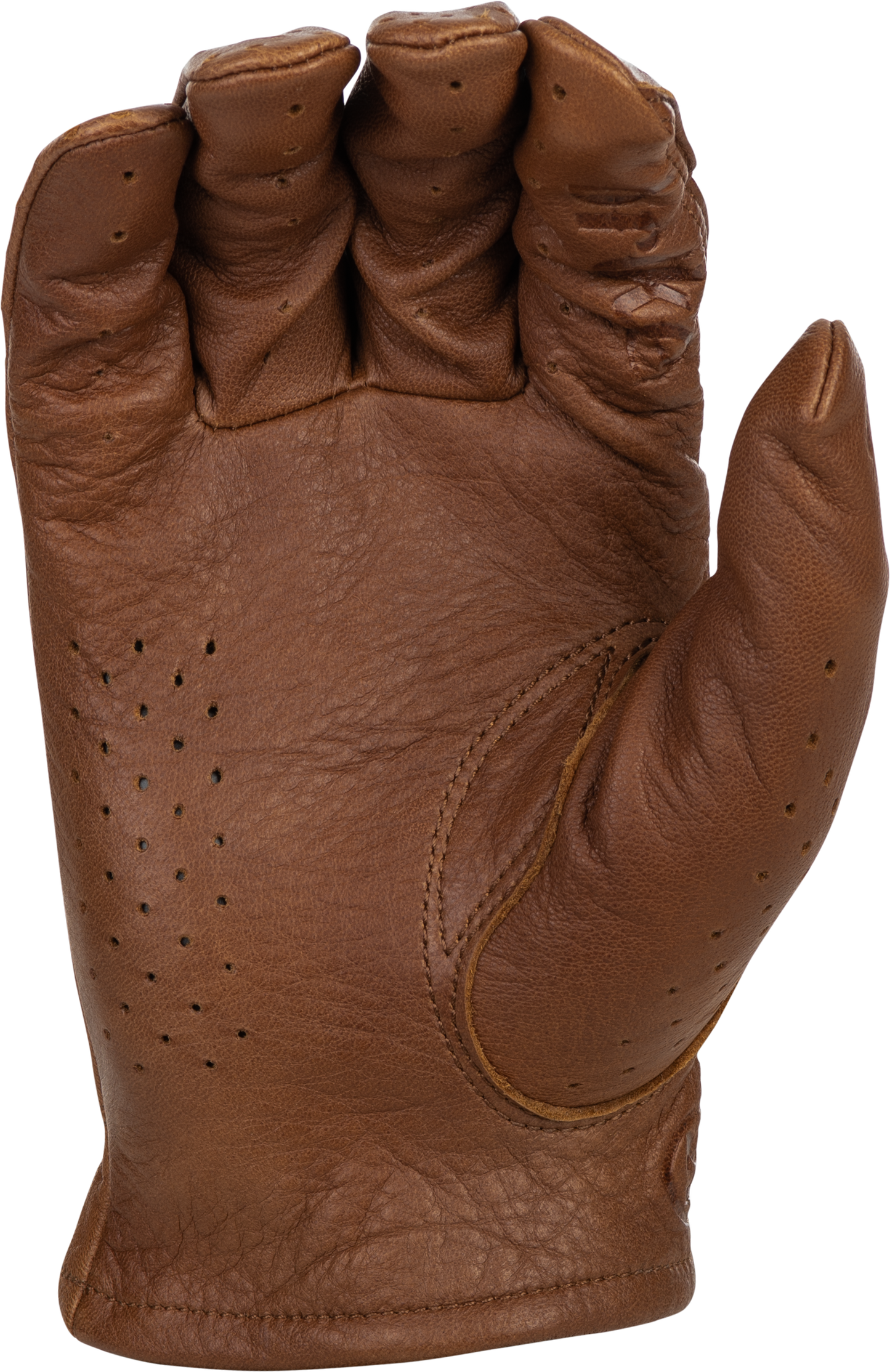 Louie Perforated Gloves Brown 3x