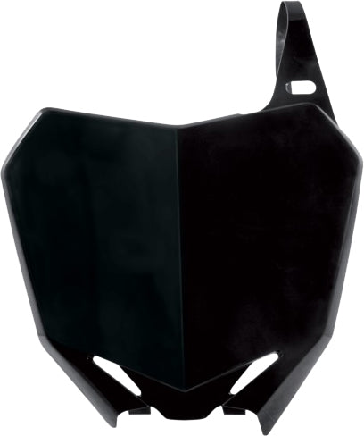 Front Number Plate Black