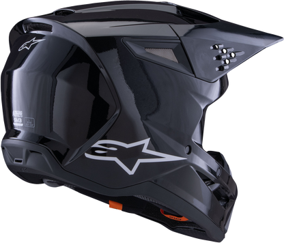 Sm3 Solid Helmet Black Glossy 2x