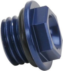 WORKS CONNECTION Oil Plug - Blue - Honda/Kawasaki/Yamaha 24-071