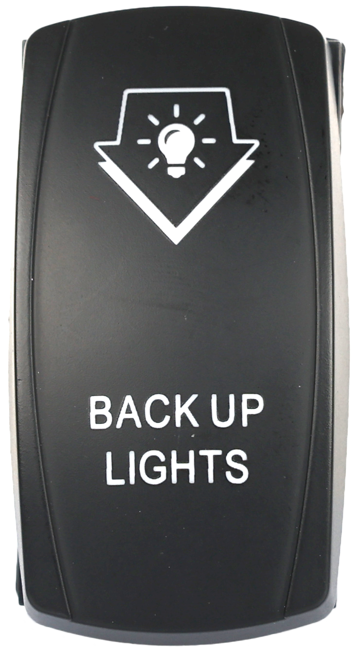 Back Up Lighting Switch Pro Series Backlit