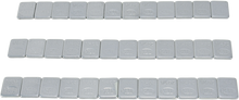 K&L SUPPLY Wheel Weights - Rectangle - Adhesive Stick-On - Silver - 36 Pack 32-2415