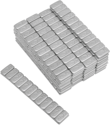 K&L SUPPLY Wheel Weights - Rectangle - Adhesive Stick-On - Silver - 360 Pack 32-8091