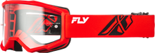 Focus Goggle Red/Black W/ Clear Lens