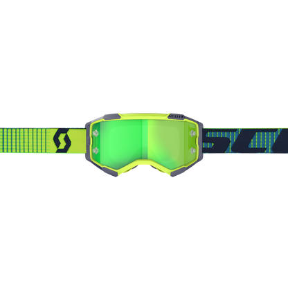 Fury Goggle Blue/Yellow Green Chrome Works Lens