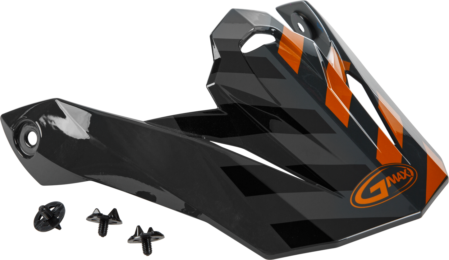 Visor W/Screws Fame Mx 86 Dark Grey/Orange