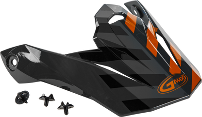 Visor W/Screws Fame Mx 86 Dark Grey/Orange