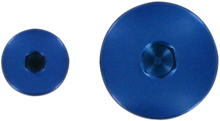 WORKS CONNECTION Engine Timing Plug - Blue - Yamaha 24-530
