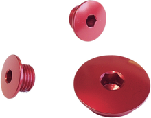 WORKS CONNECTION Engine Timing Plug - Red - Honda 24-565