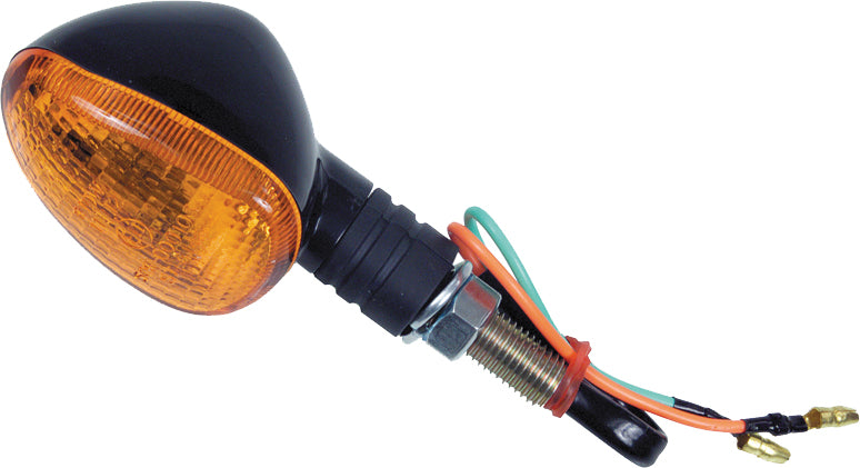 Oval Marker Light Rear Black