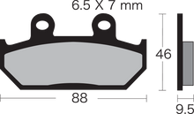 VESRAH Semi-Metallic Brake Pads VD-143/2