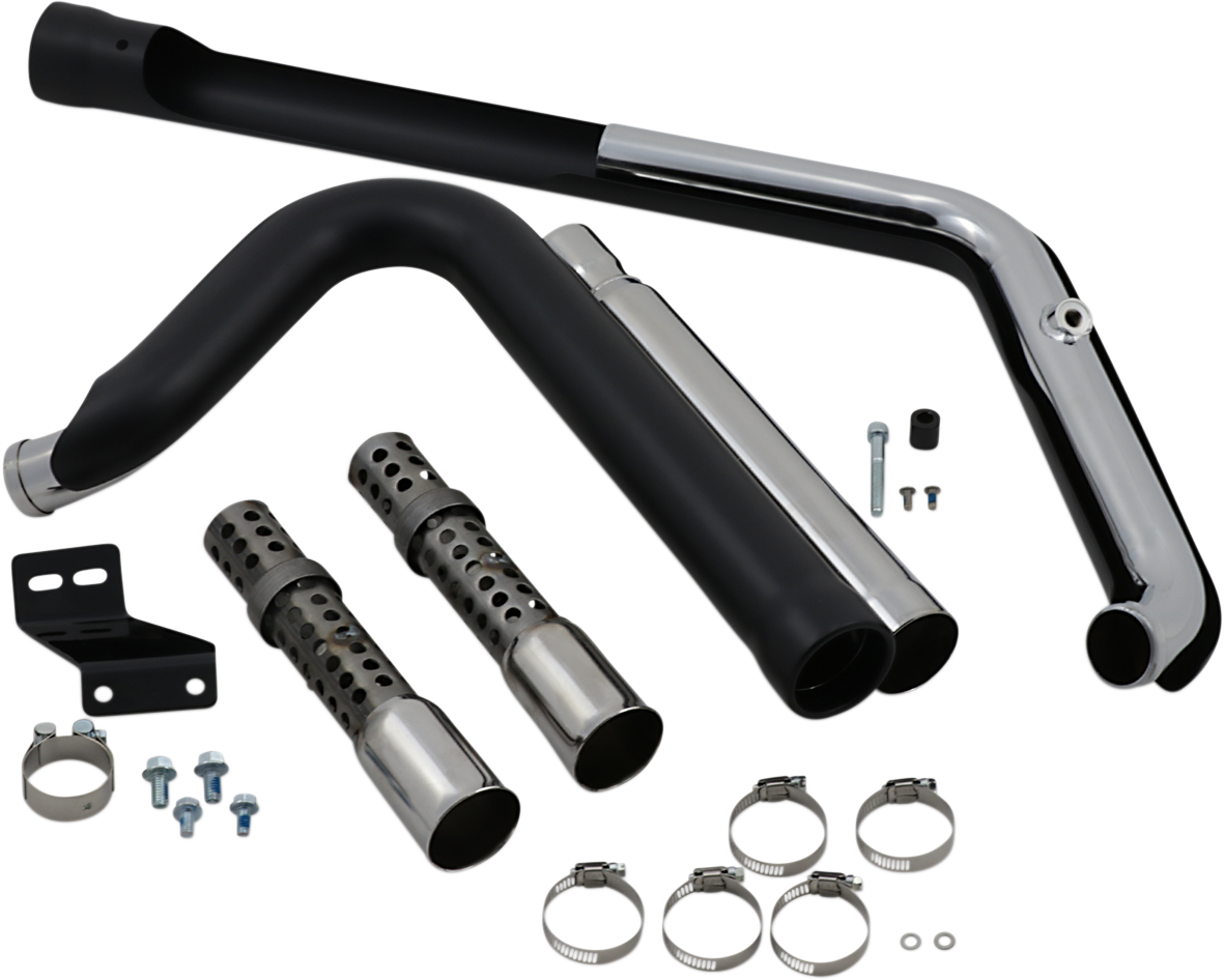 COBRA 909 Exhaust - Black - '12-'17 Softail 6711B