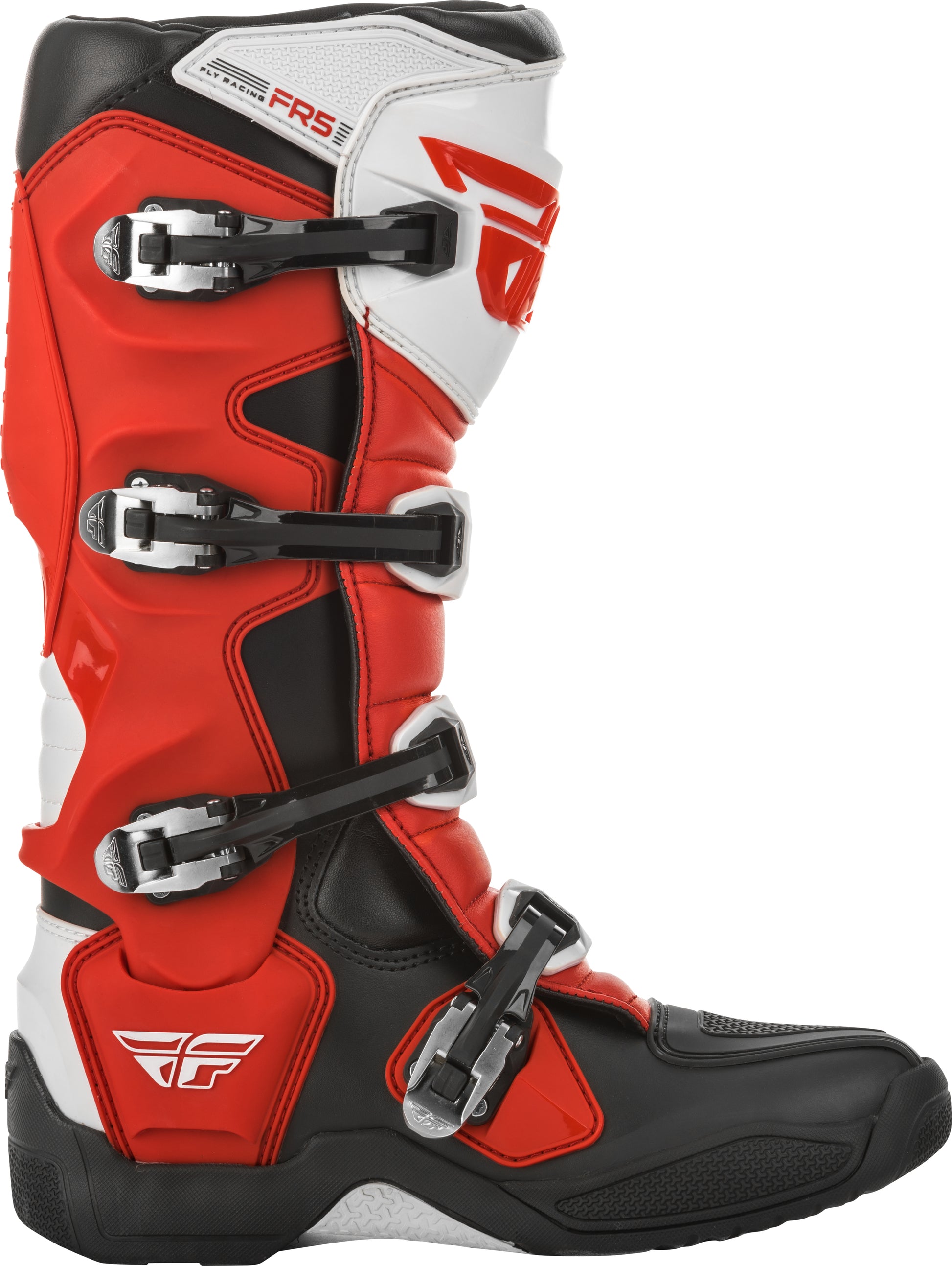 Fr5 Boots Red/Black/White Sz 07