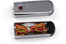 ALLOY ART Strut Light - LED - Smoke/Red Chrome FLHC SSL-BR-2C