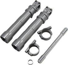 ALLOY ART Fork Legs - 49 mm - Lower - Clear Anodized 49LLFL-1ABS
