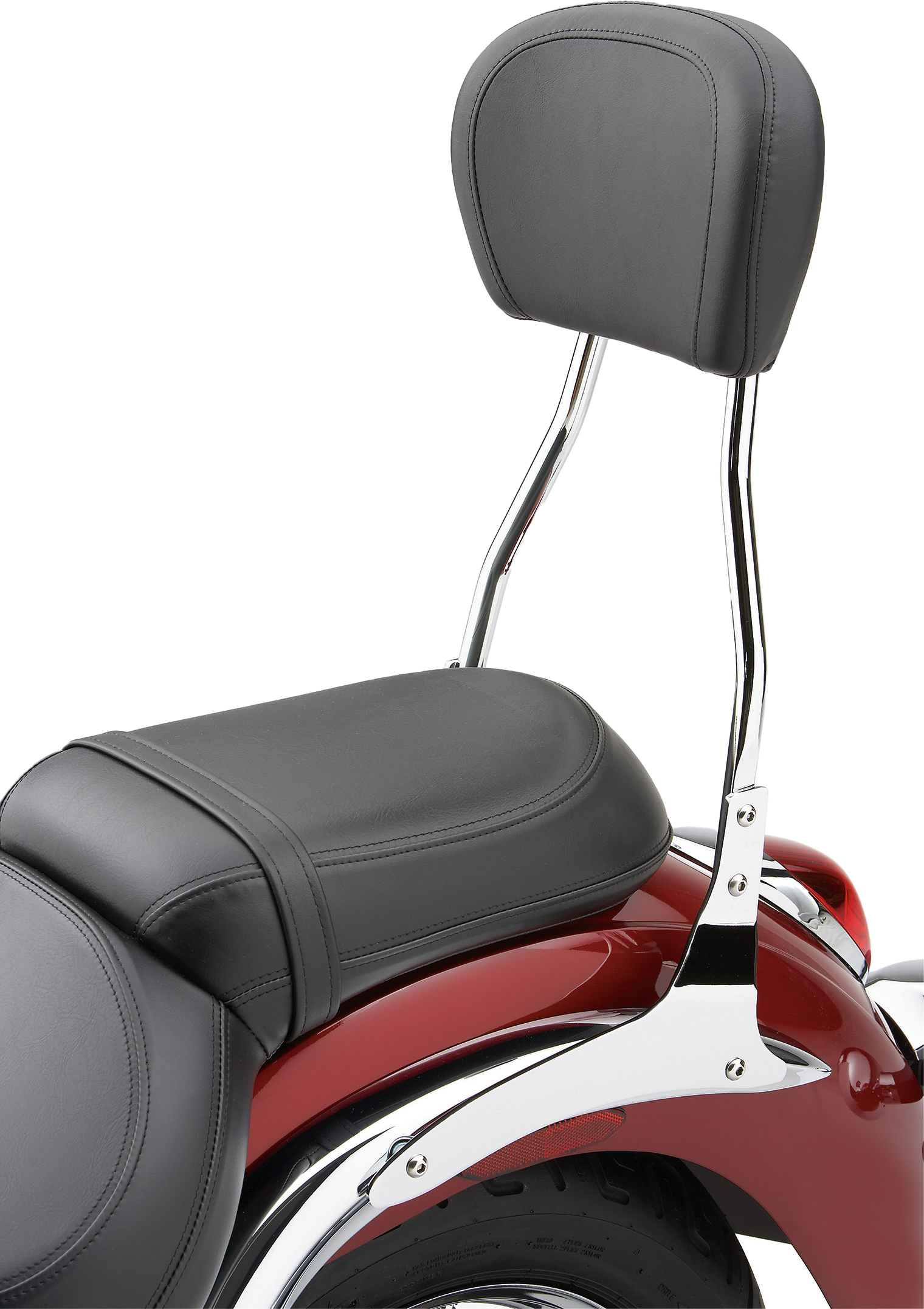 Std Round Sissy Bar W/Pad Chrome Vtx1300s 03 06/1800r