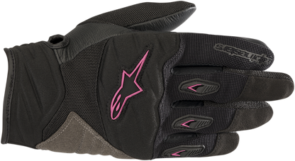 ALPINESTARS Stella Shore Gloves - Black/Fuchsia - Medium 3516318-1039-M