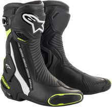 ALPINESTARS SMX Plus Boots - Black/White/Yellow Fluorescent - US 9 / EU 43 2221019-125-43