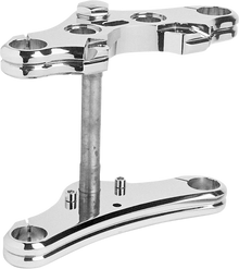 ACCUTRONIX Triple Tree Conversion Kit - 39 mm - Chrome - Raked - FXD - '00-'03 TWD39-EHLCK2