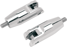 ACCUTRONIX Rear Foot Peg Mount - Chrome - FLT/FLH '93-'24 FPMT501-C
