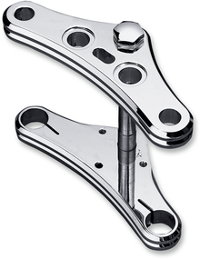 ACCUTRONIX Triple Tree - 41 mm - Chrome - Raked 0° - Elite Radius Groove TWG41-EC