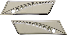 ACCUTRONIX Latch Cover '93-'13 - Drilled Chrome - FL BLC9313-DC